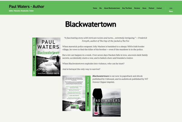 website - Paul waters Author